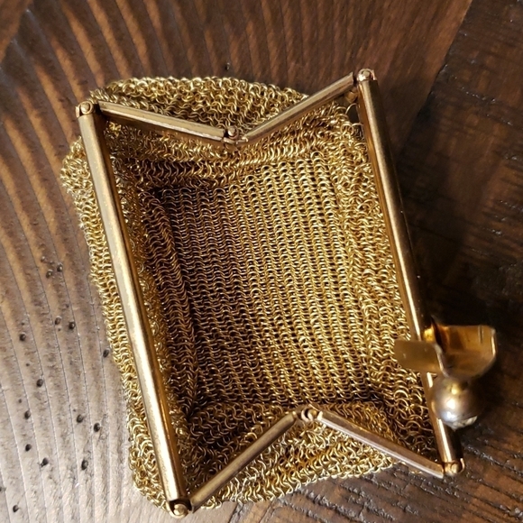 Vintage  20's flapper Chain Maile Coin Purse - Picture 3 of 7